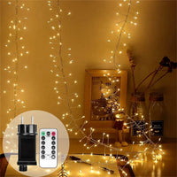 LED Christmas String Fairy Lights Warm White Cluster