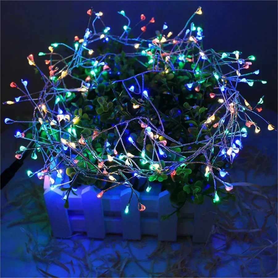 LED Christmas String Fairy Lights Warm White Cluster