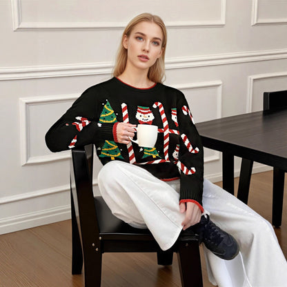Lindsay | Women's Festive Knitted Christmas Jumper