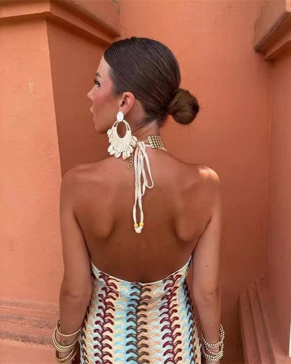 Wren | Women’s Deep V-Neck Boho Maxi Dress