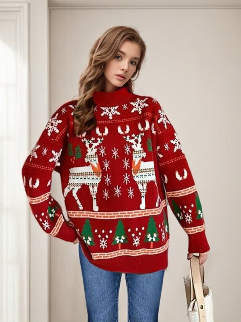 Penny | Women's Festive Wool Christmas Jumper