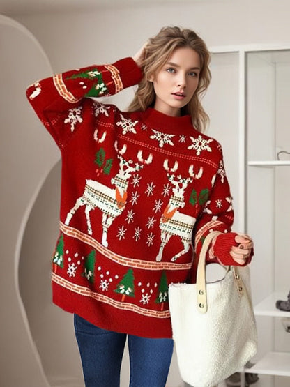 Penny | Women's Festive Wool Christmas Jumper
