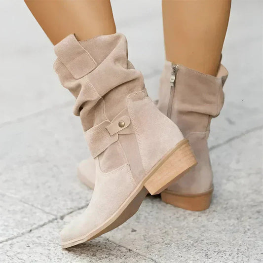 Vera | Women's Casual Mid-Calf Cowboy Boots