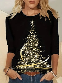 Poppy | Women's Festive Sparkly Christmas Shirt