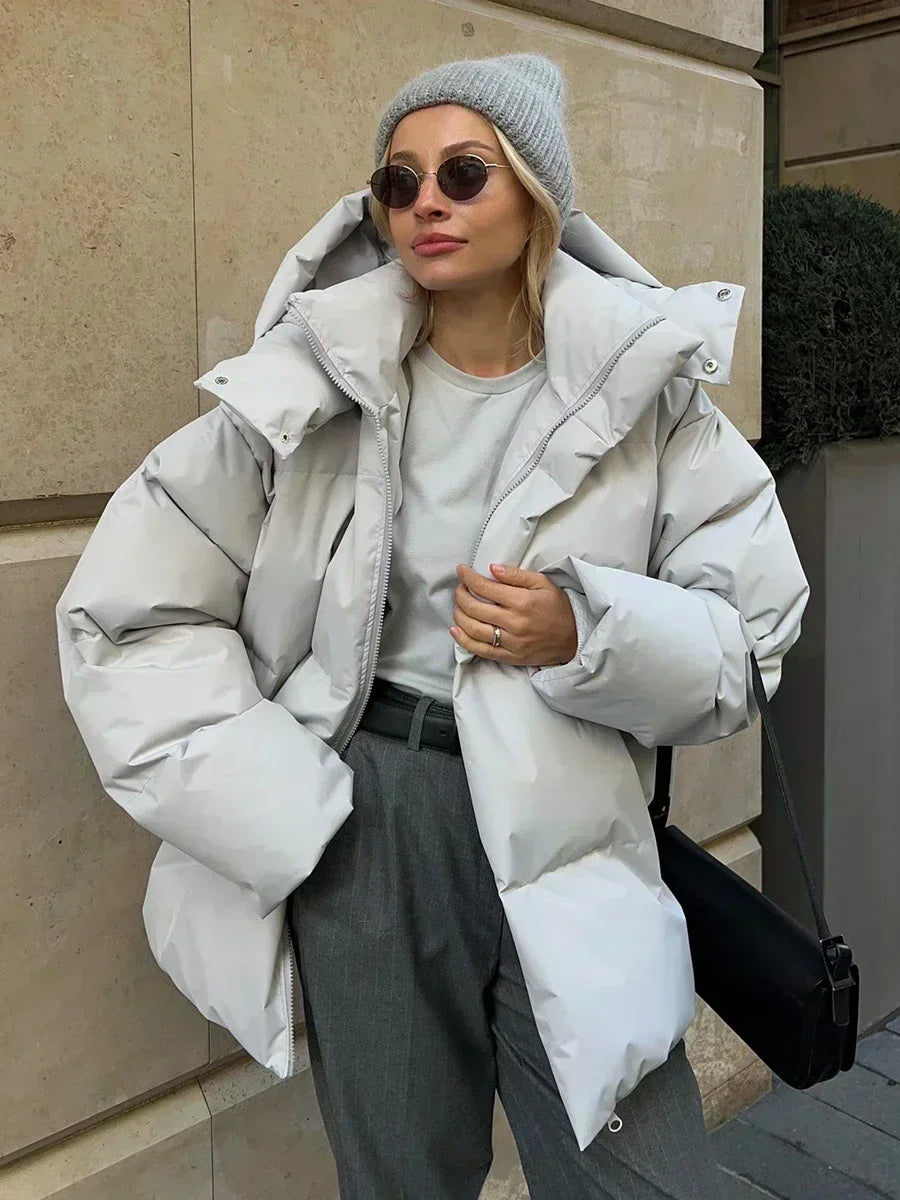 Poppy | Women's Oversized Hooded Puffer Jacket