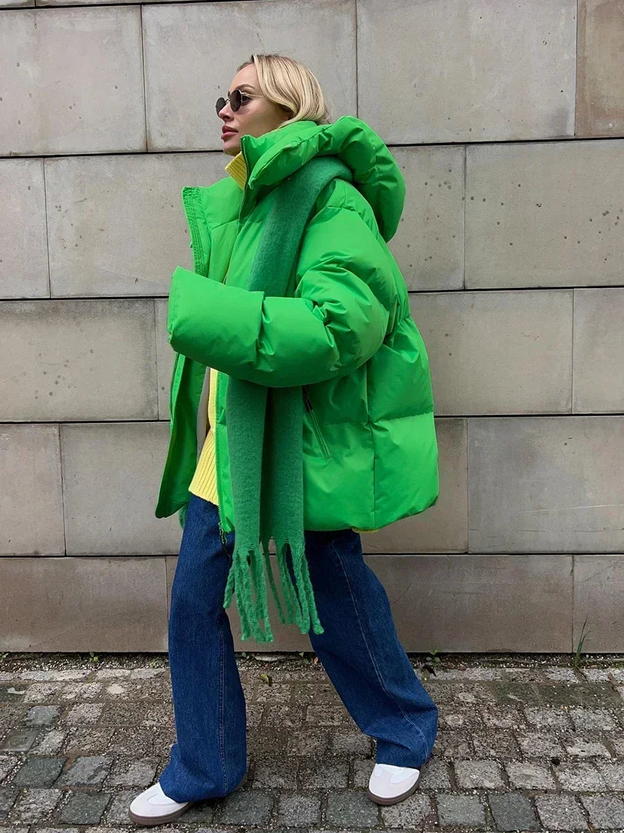 Poppy | Women's Oversized Hooded Puffer Jacket