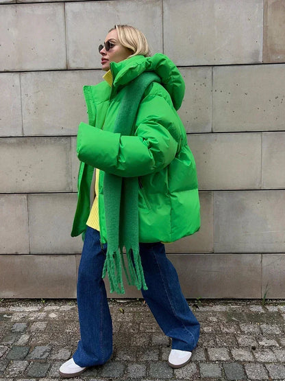 Poppy | Women's Oversized Hooded Puffer Jacket