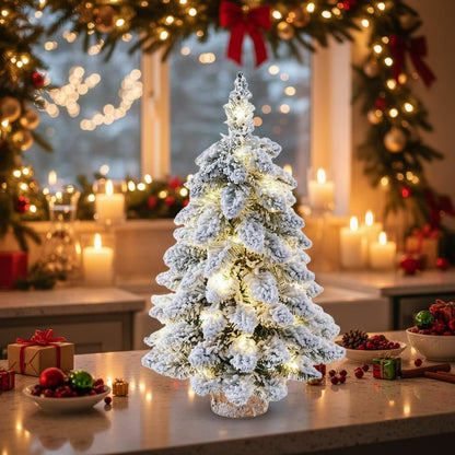 Pre-Lit LED Mini Christmas Tree
