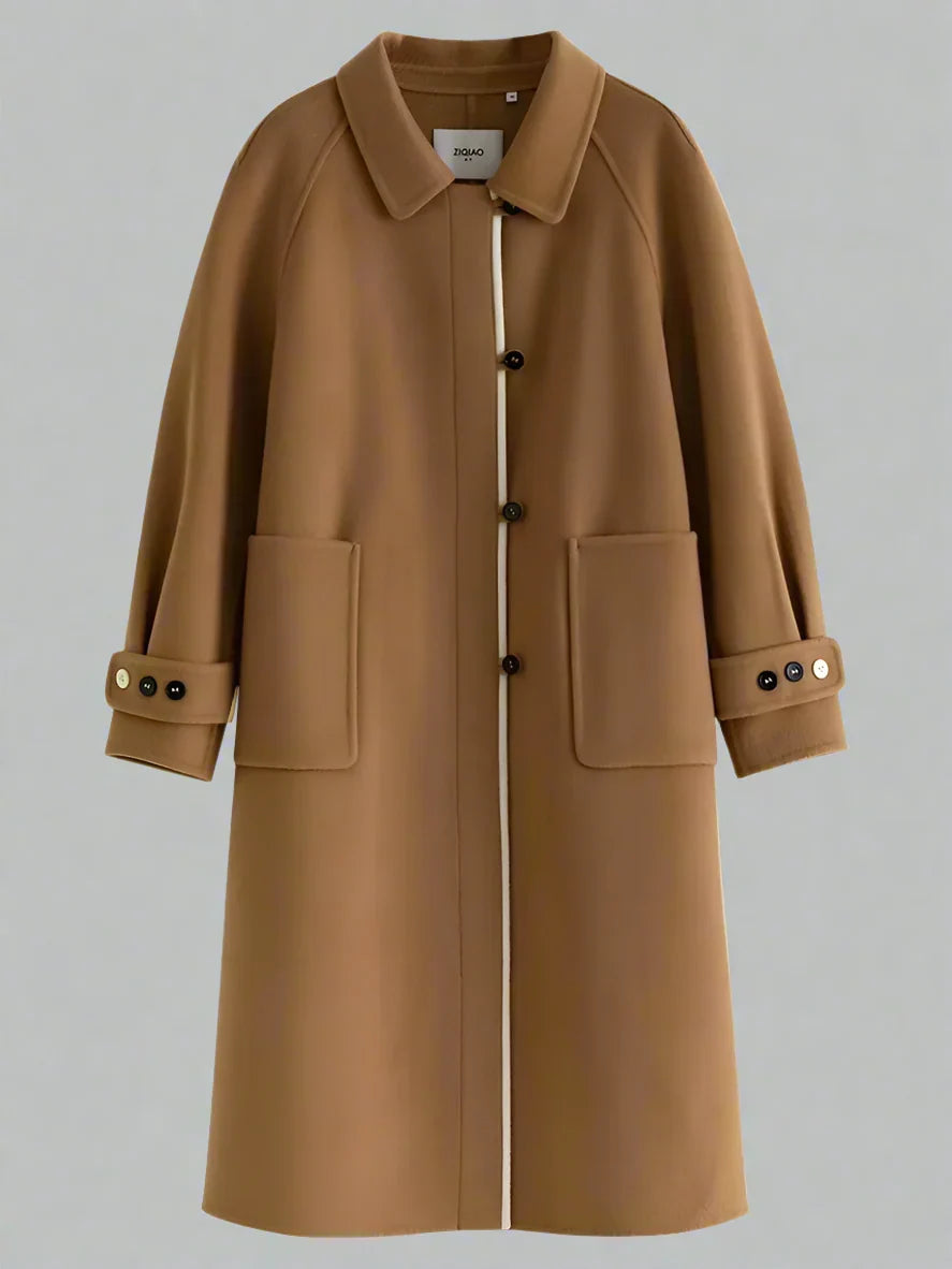 Rosie | Women's Cashmere Longline Trench Coat