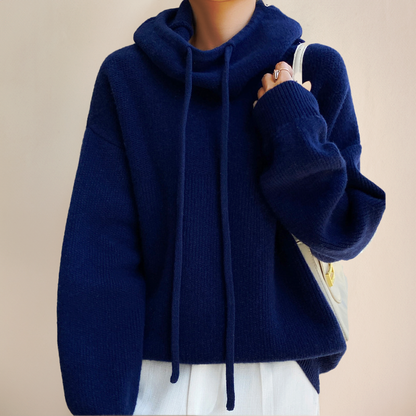Noorlyn | Women’s Knitted Relaxed Fit Hoodie